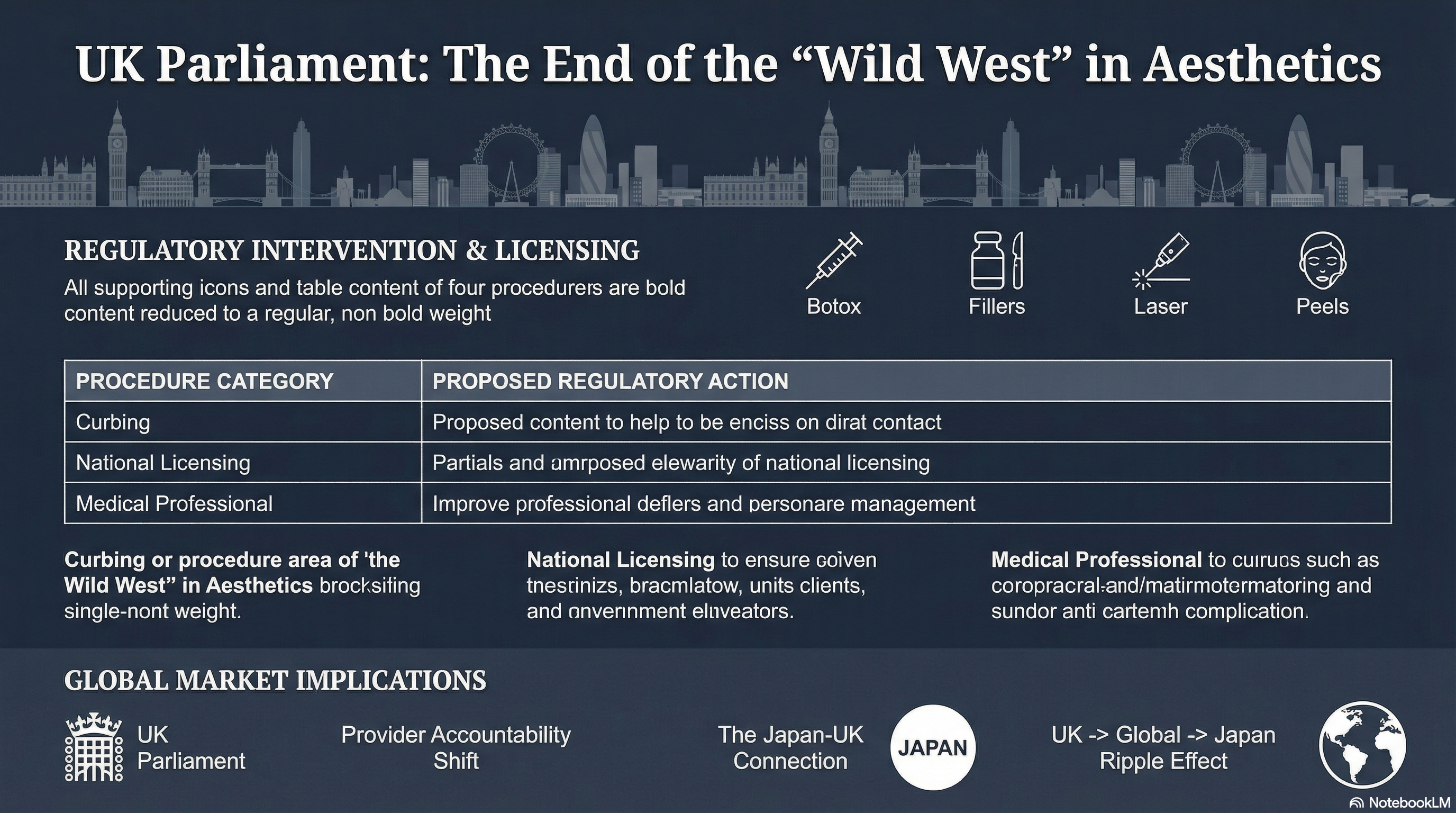 UK Parliament proposes strong restrictions on liquid BBL and other high-harm aesthetic procedures, calling for licensing systems across non-surgical treatments like Botox, fillers, and laser therapy. A major regulatory shift that could influence global aesthetic medicine markets and safety governance.