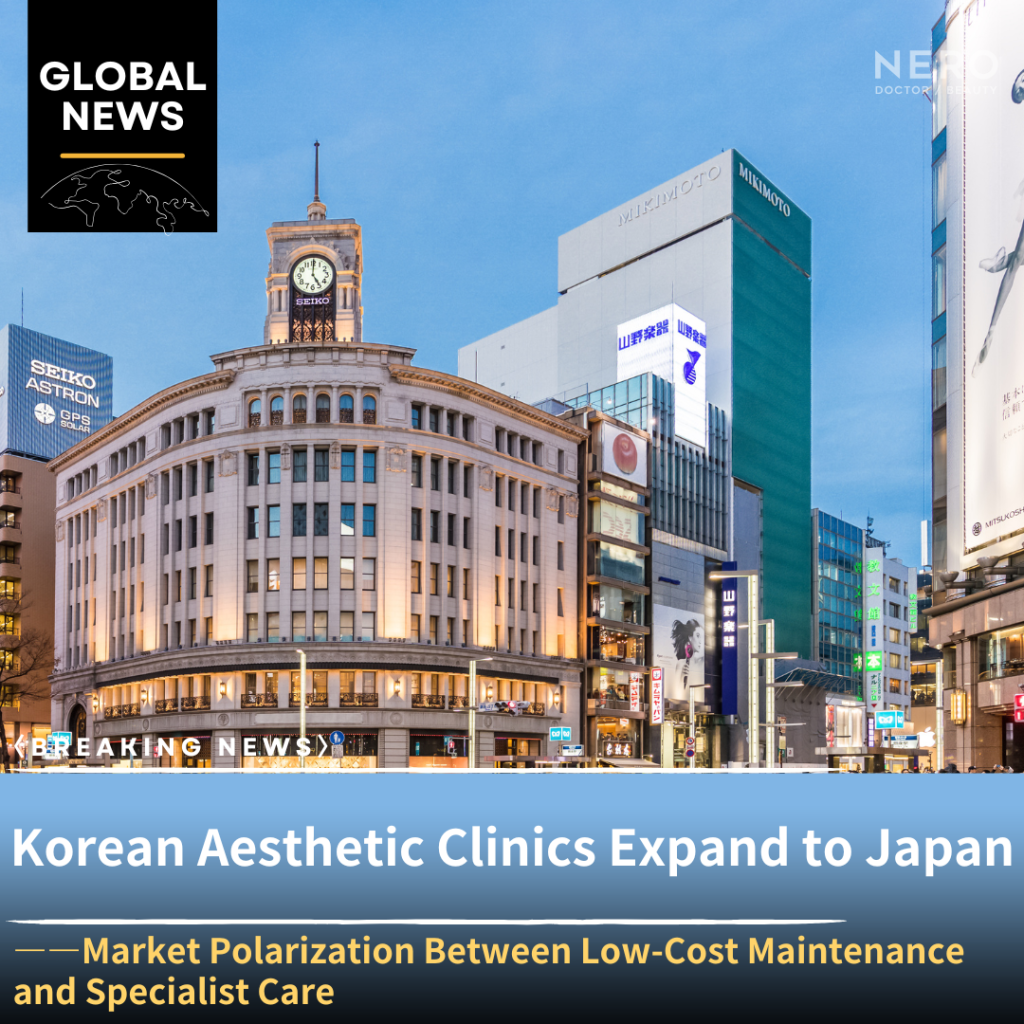 Korean Aesthetic Clinics Expand to Japan: Market Polarization Between Low-Cost Maintenance and Specialist Care