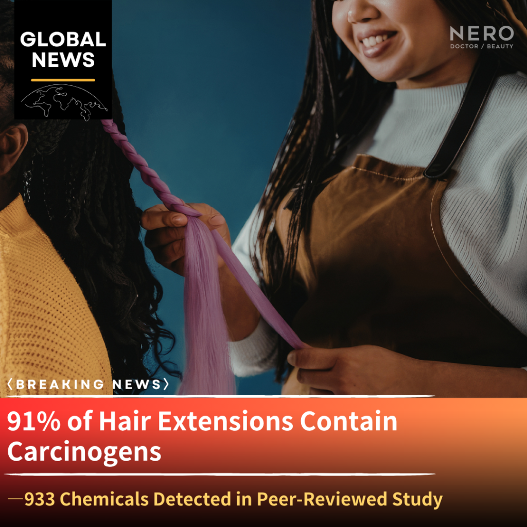 91% of Hair Extensions Contain Carcinogens—933 Chemicals Detected in Peer-Reviewed Study