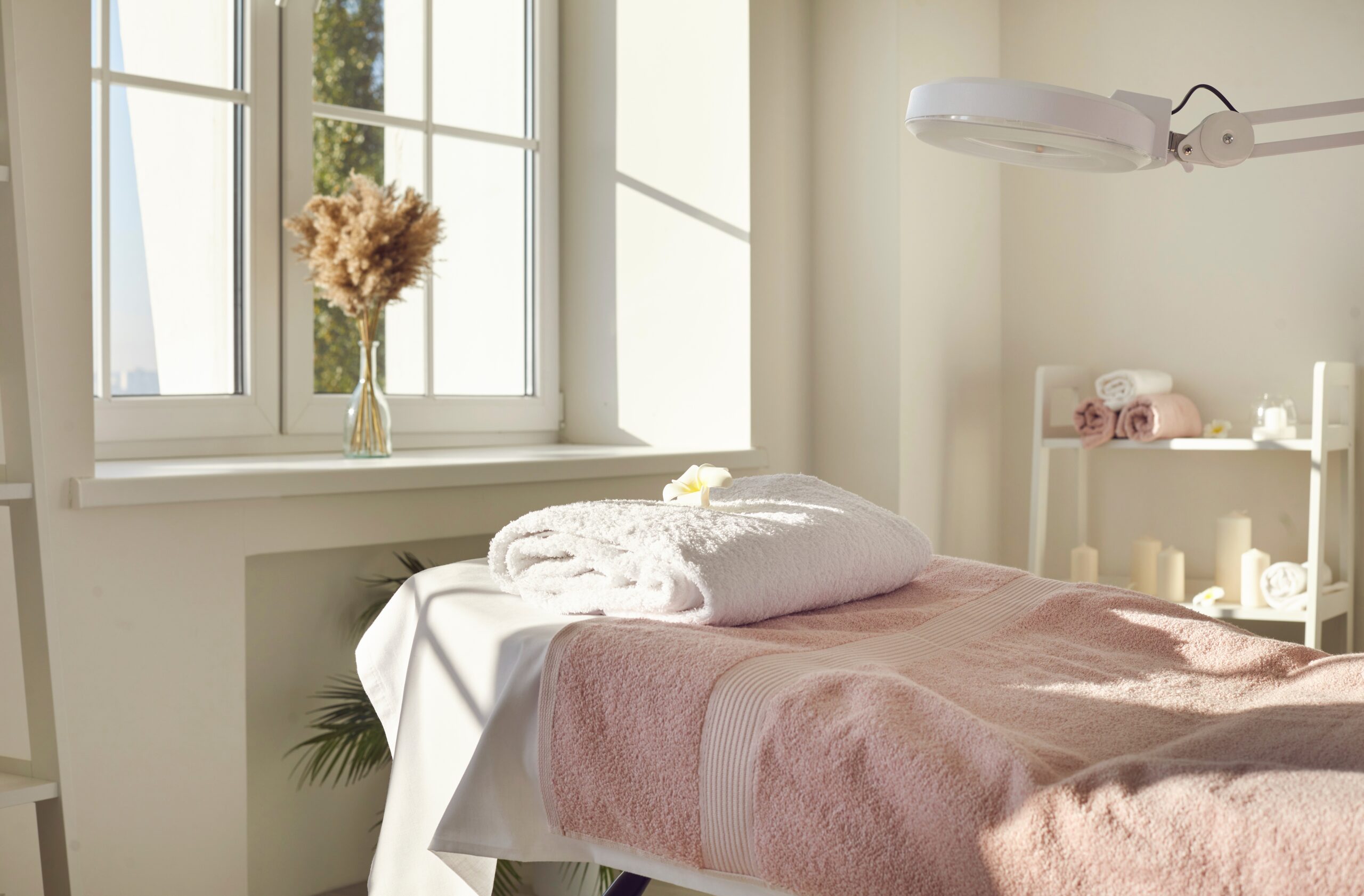 An elegant space for providing beauty treatments.