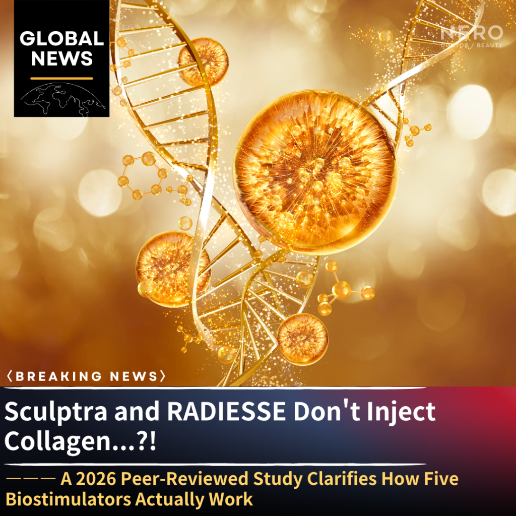 Sculptra and RADIESSE Don’t Inject Collagen — A 2026 Peer-Reviewed Study Clarifies How Five Biostimulators Actually Work