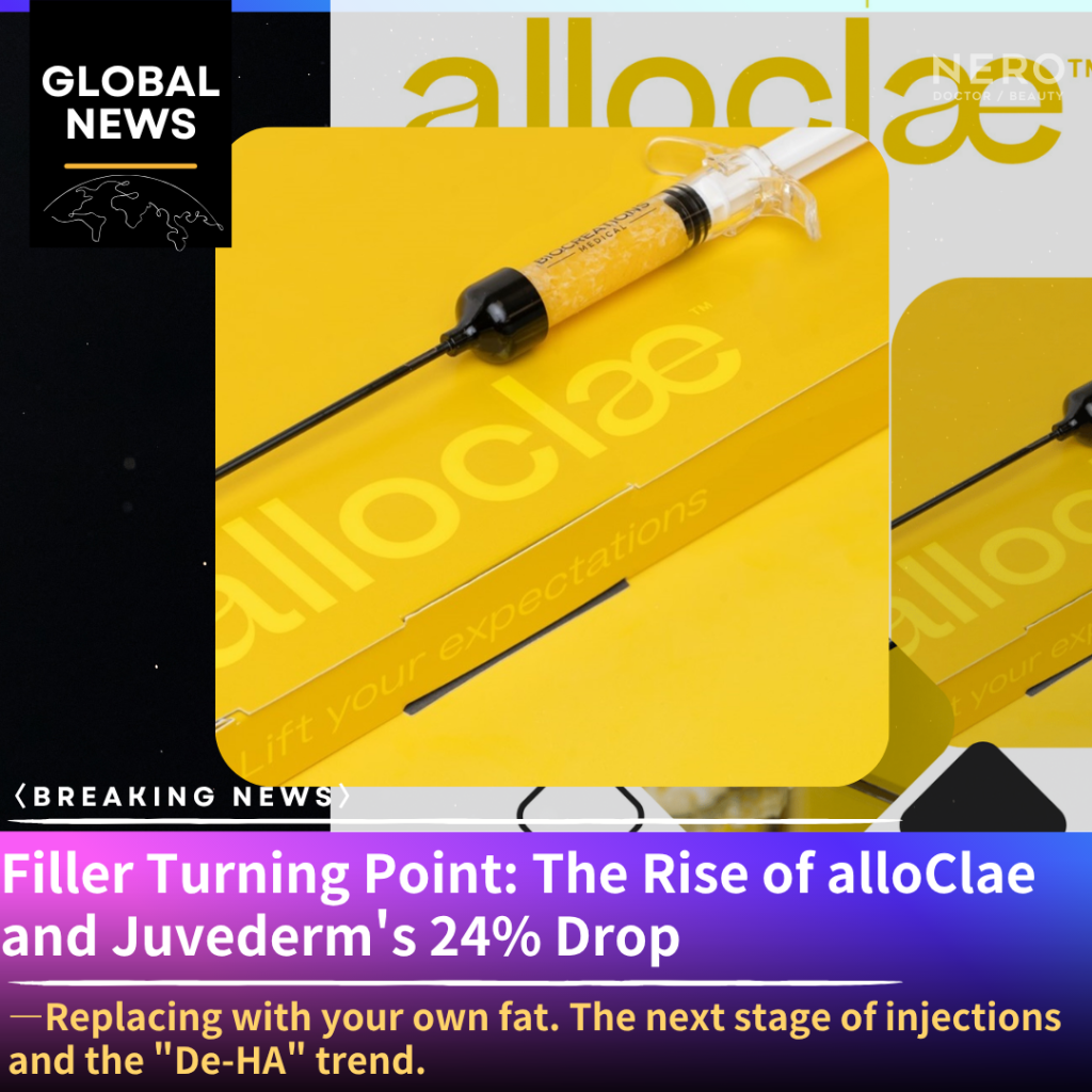 Juvederm Sales Drop 24% as alloClae and Next-Gen Fillers Reshape the Aesthetic Injection Market