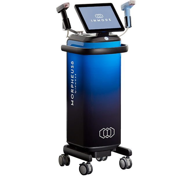 The Morpheus8 device used for skin rejuvenation treatments.