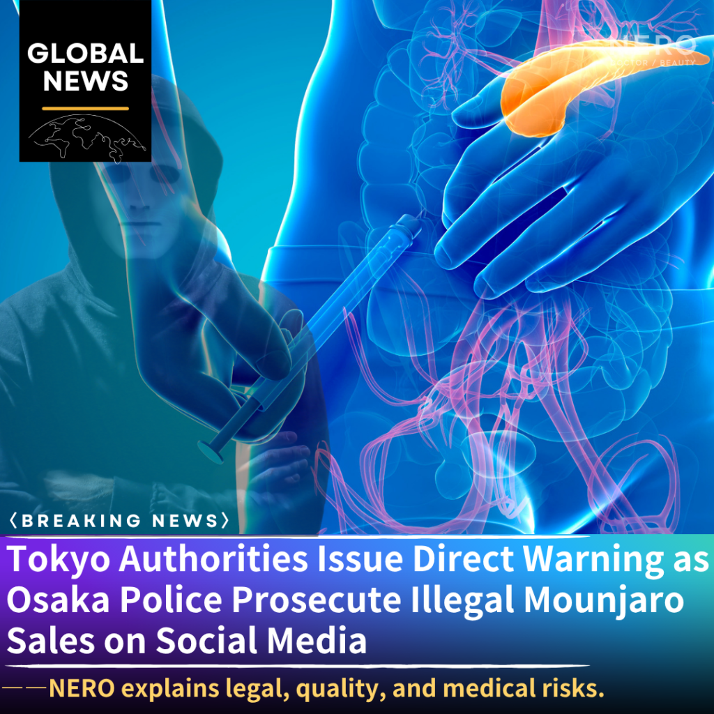 Tokyo Authorities Issue Direct Warning as Osaka Police Prosecute Illegal Mounjaro Sales on Social Media