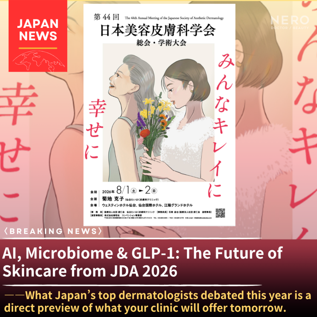 Japan Dermatological Association 2026 Puts GLP-1 Drugs, AI Diagnostics, and Skin Microbiome at the Forefront of Aesthetic Medicine