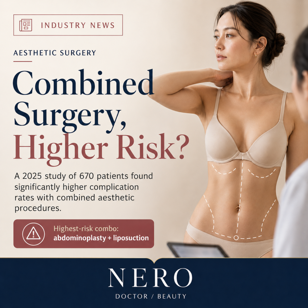 Combining Tummy Tuck and Liposuction Significantly Raises Complication Risk, Study of 670 Patients Finds