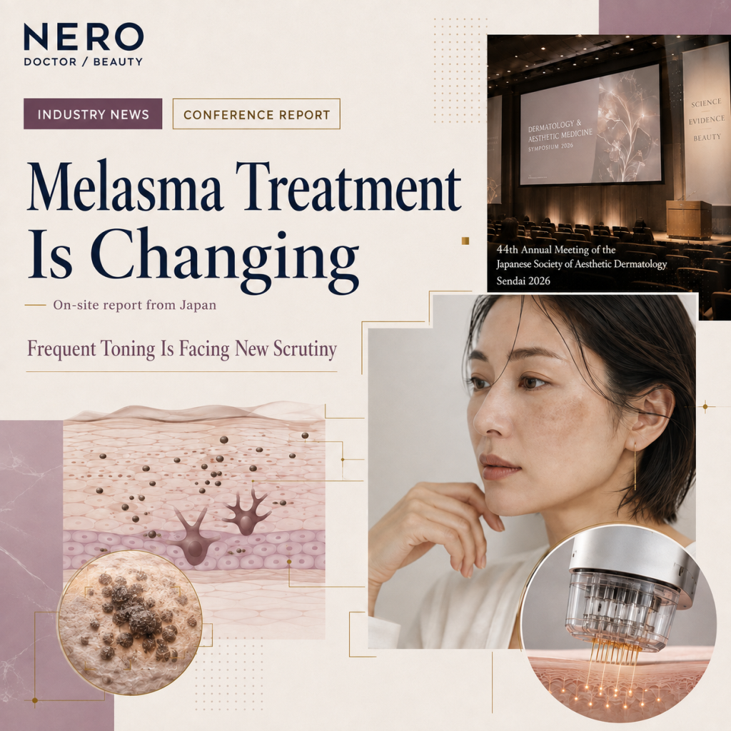 Japan’s 44th Aesthetic Dermatology Congress Signals a Shift Away from Frequent Laser Toning for Melasma