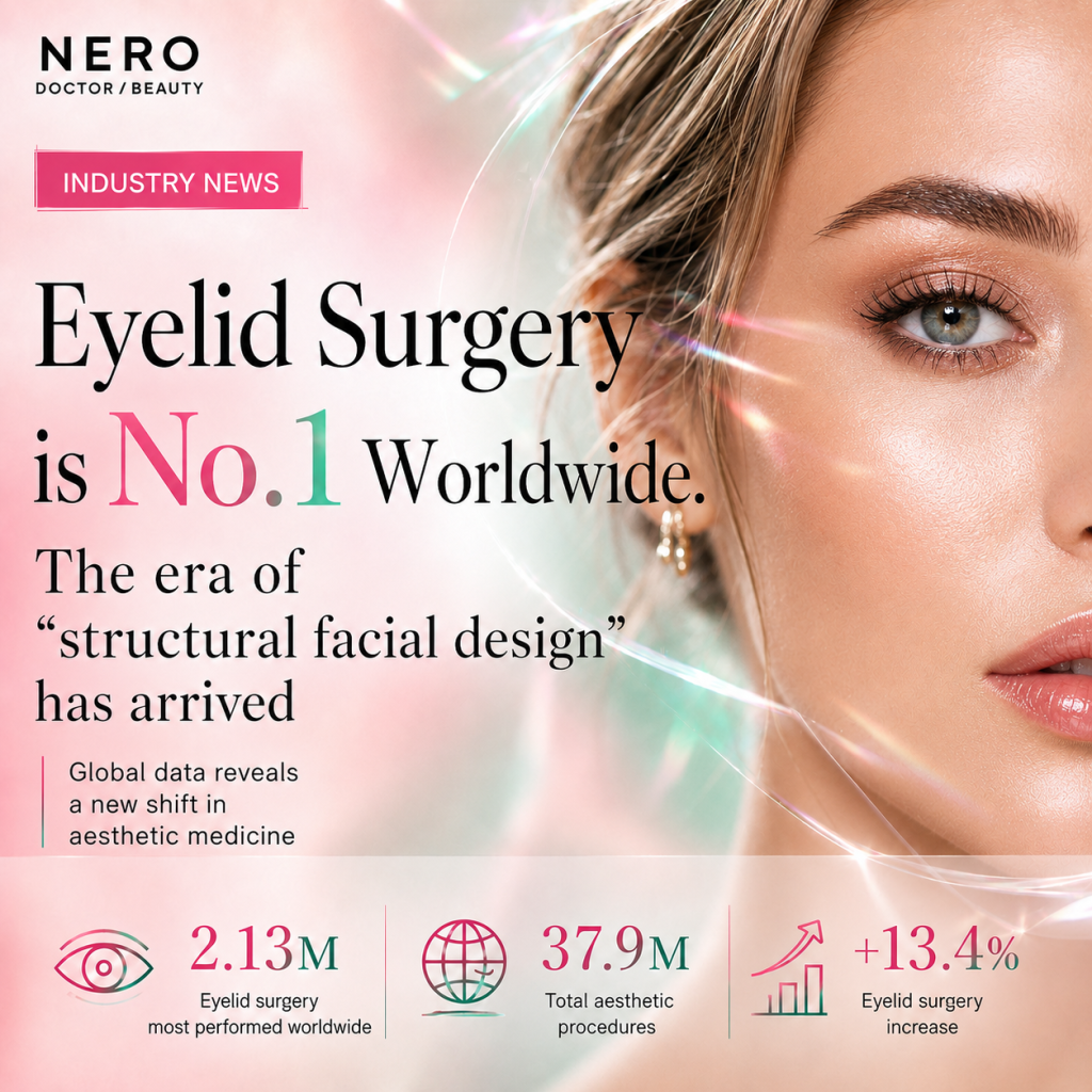 Blepharoplasty Becomes the World’s Most Performed Cosmetic Surgery, Signaling a Global Shift Toward Facial Structural Design