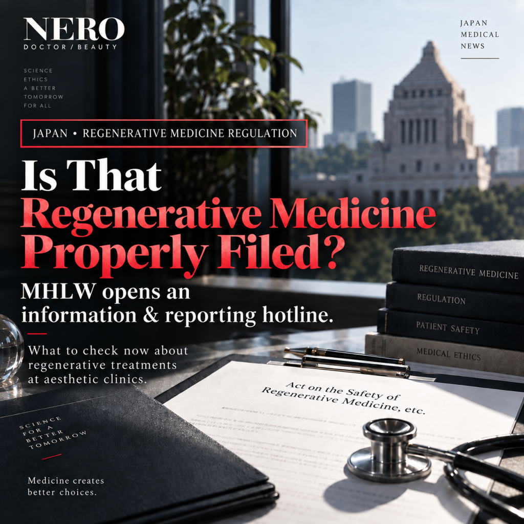 Japan’s Ministry of Health Launches Anonymous Reporting Channel for Regenerative Medicine Violations