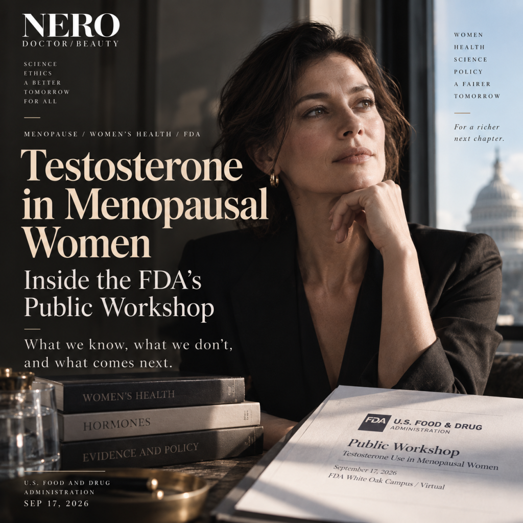 FDA Acknowledges Rising Off-Label Testosterone Use in Menopausal Women — and Admits the Evidence Gaps Are Real