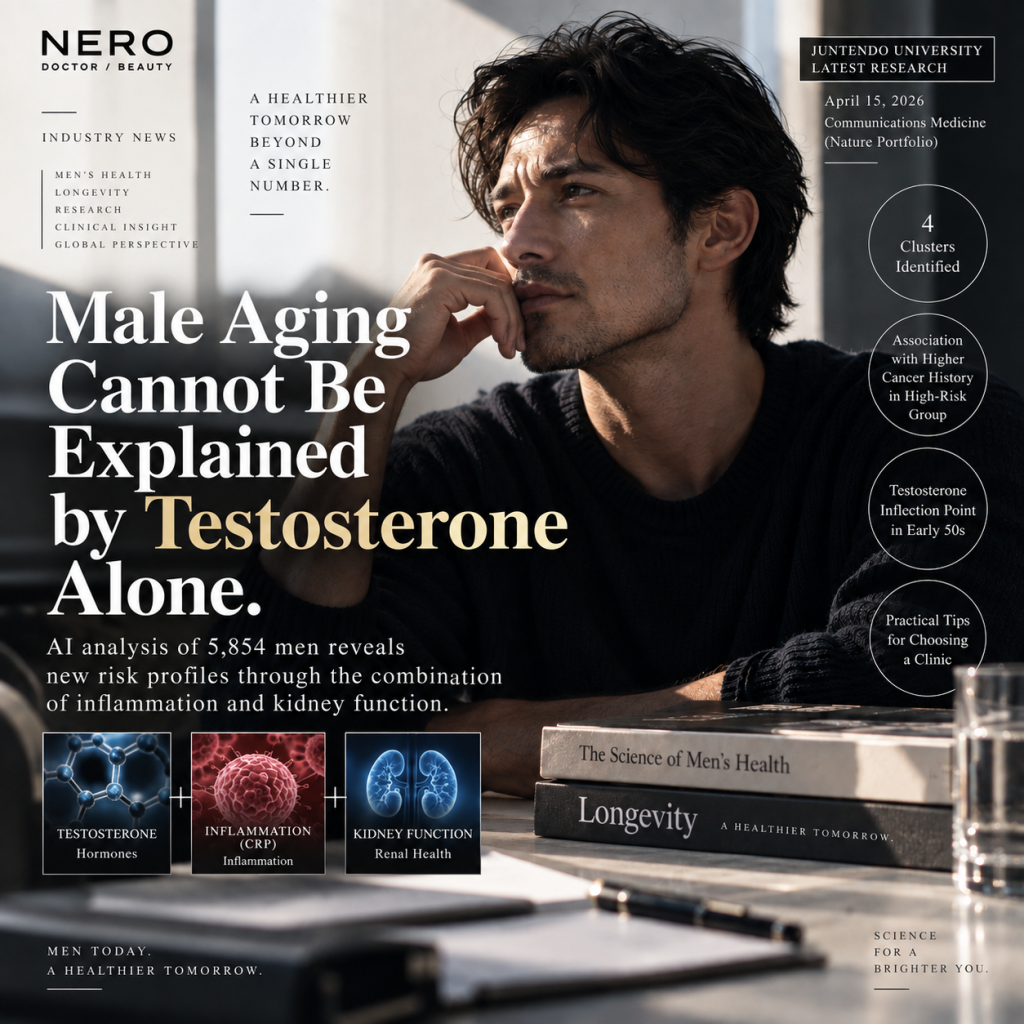 AI Identifies a Dangerous Male Aging Cluster: Low Testosterone, High CRP, and Declining Kidney Function