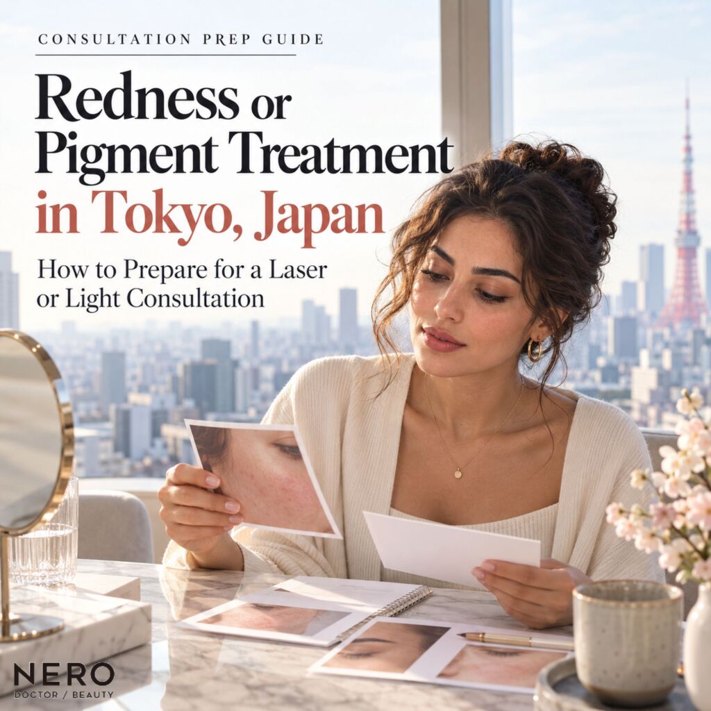 Redness or Pigment Treatment in Tokyo, Japan: How to Prepare for a Laser or Light Consultation
