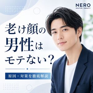 老け顔の男性はモテない？原因・対策・美容医療を解説