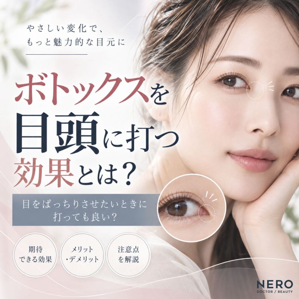 ボトックスを目頭に打つ効果とは？目をぱっちりさせたいときに打っても良い？
