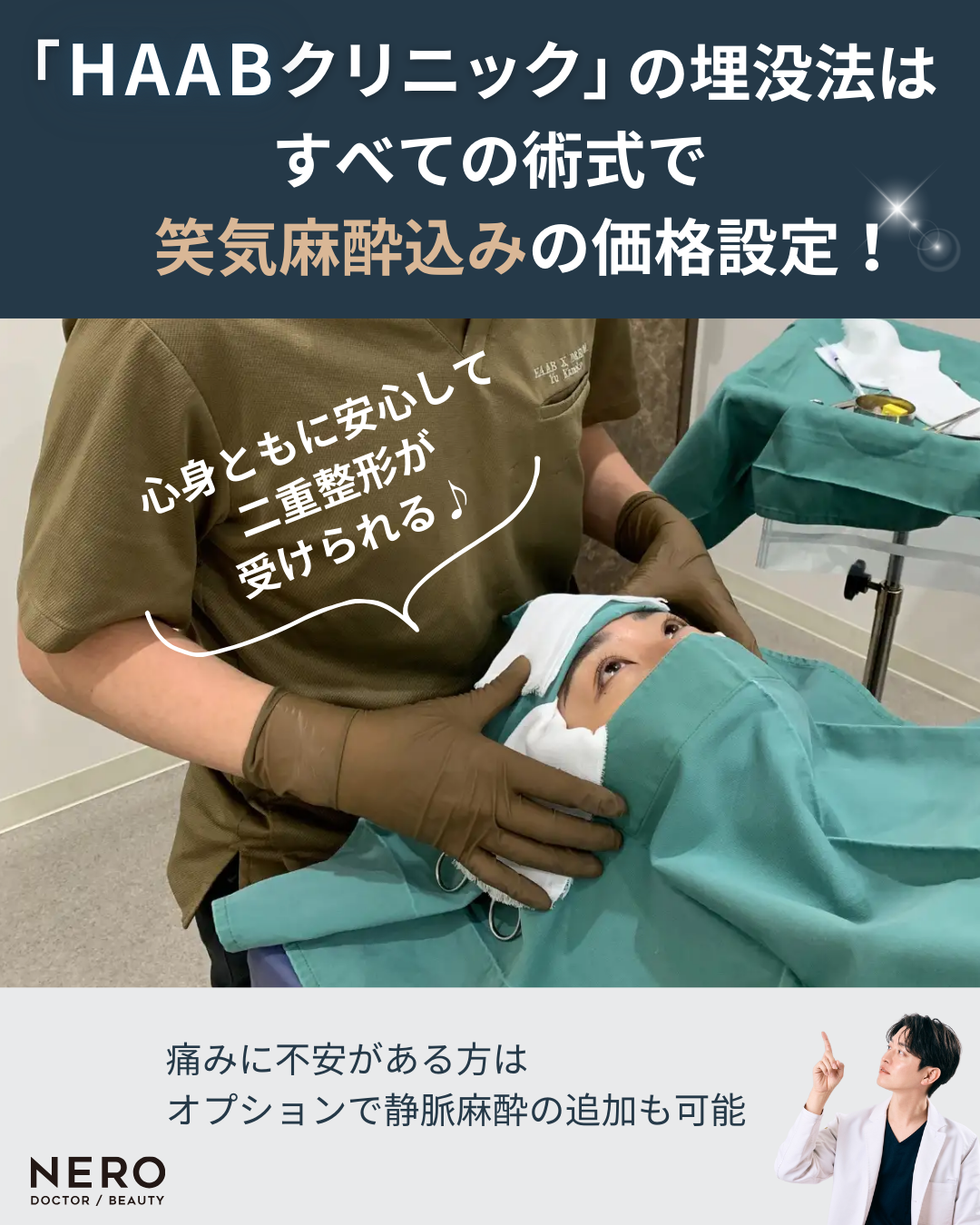 HAABクリニックの二重整形が人気のワケとは？美容Dr.ゆうた先生・田中優太院長の圧倒的な技術力のヒミツをNERO編集部が総力取材！