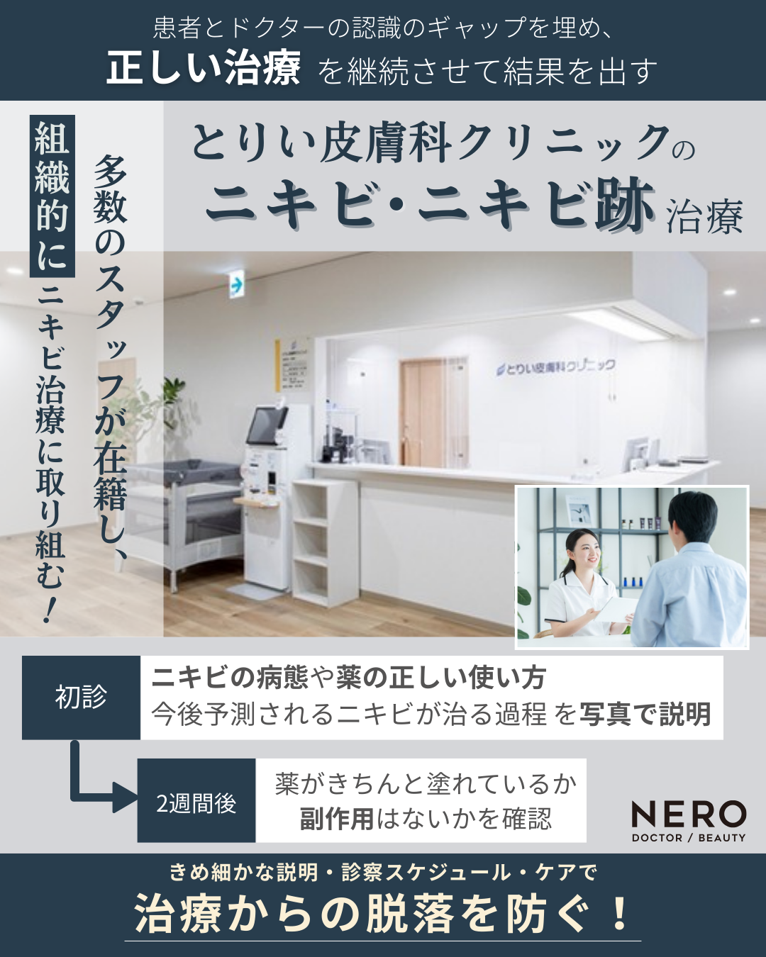 金沢 ニキビ跡 レーザー とりい皮膚科クリニック とりい皮膚科クリニックのニキビ・ニキビ跡治療