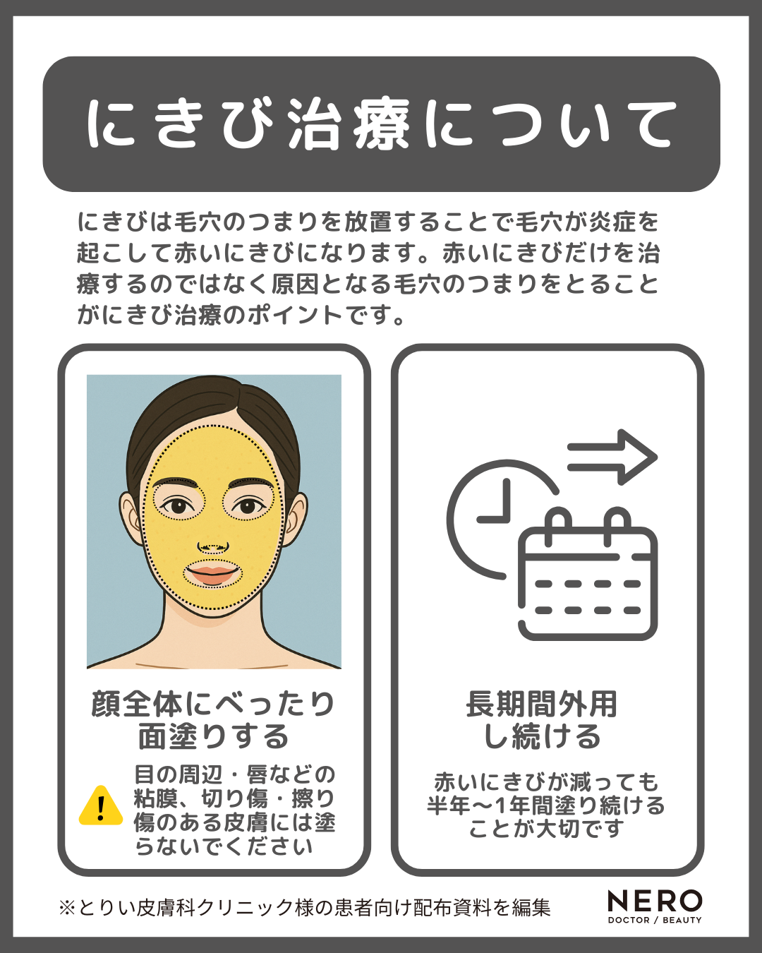金沢 ニキビ跡 レーザー とりい皮膚科クリニック とりい皮膚科クリニックのニキビ・ニキビ跡治療