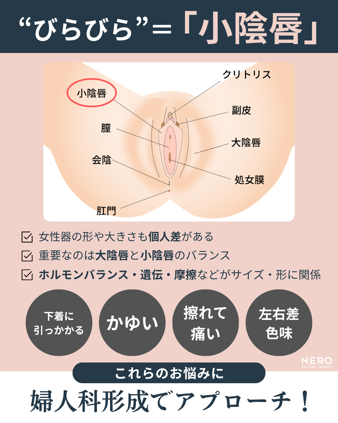 びらびらが大きい原因とは？婦人科形成のパイオニア ルクスクリニック奥村院長が教えるデリケートゾーンの美容医療の正解