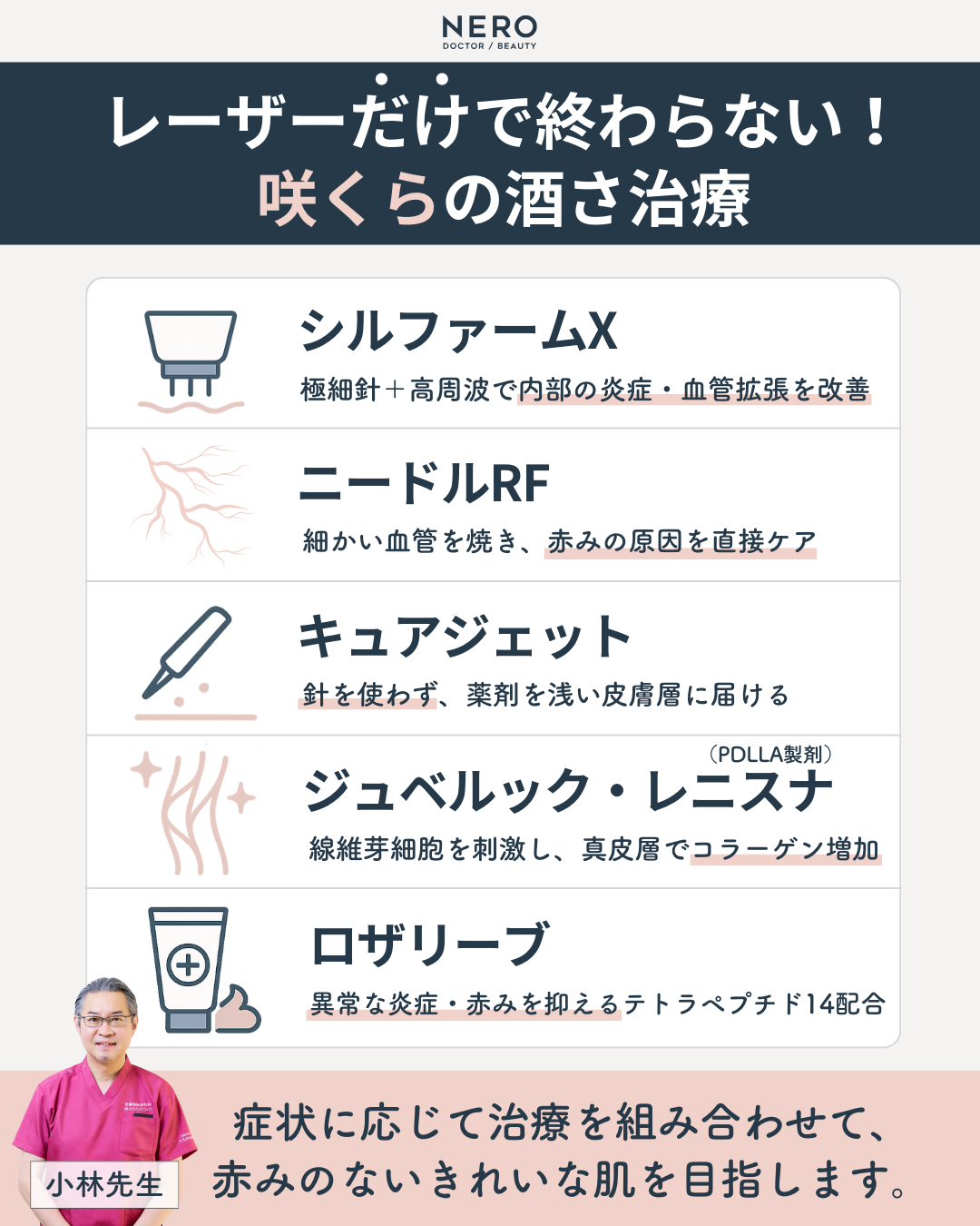 酒さは一生治らない？咲くらクリニックが行う“根本に迫る”レーザー治療とは