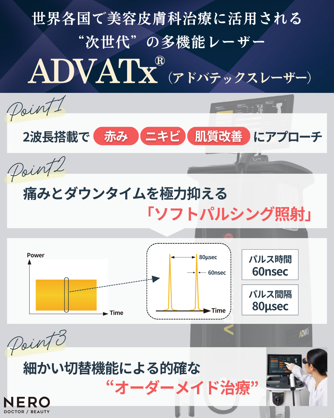 赤み・ニキビ・肌質改善を1台でケアできる【アドバテックスレーザー】をGlobal KOLが解説！ダウンタイムを気にしない“次世代”の肌育施術とは