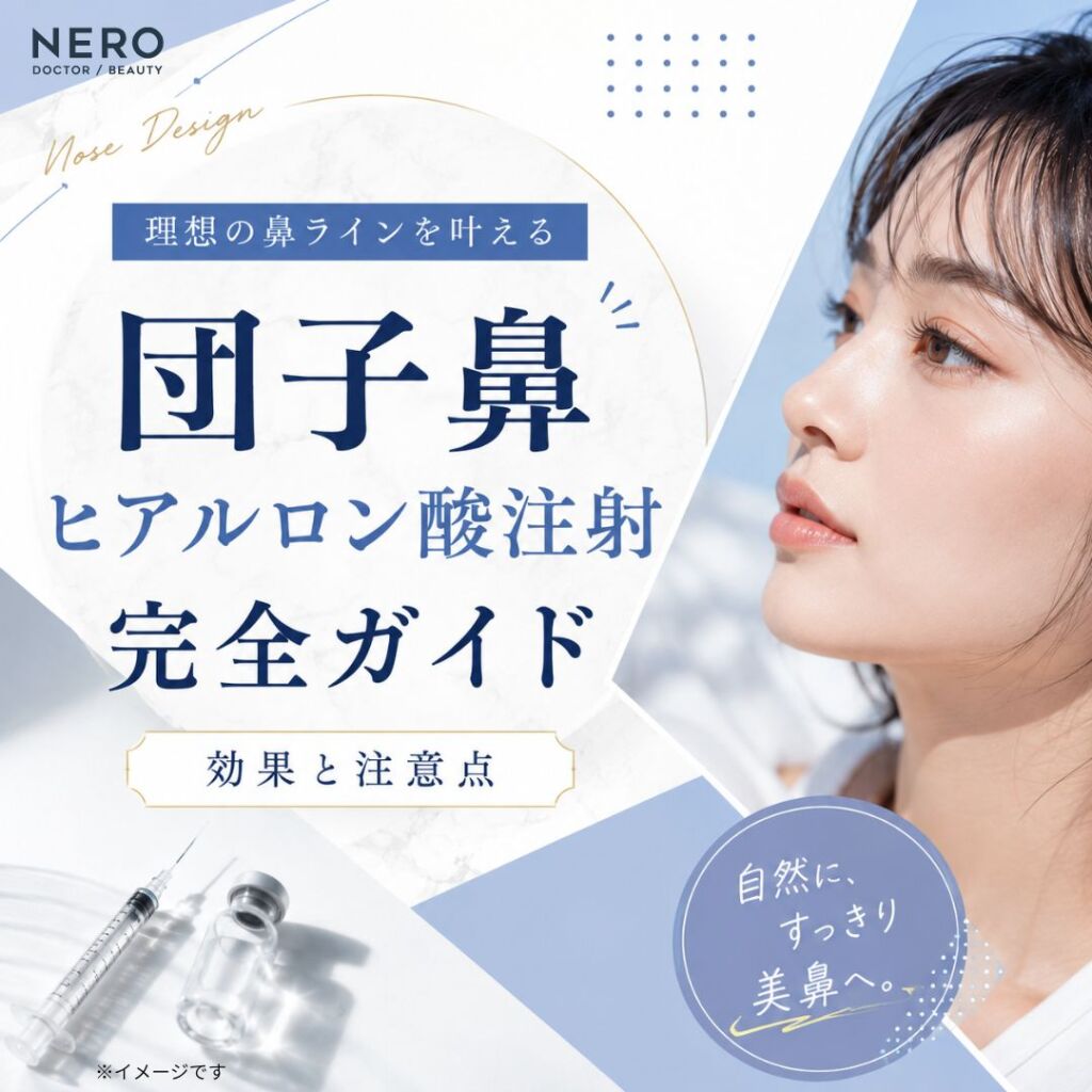 団子鼻ヒアルロン酸で理想の鼻に？効果・リスクと向いている人も解説