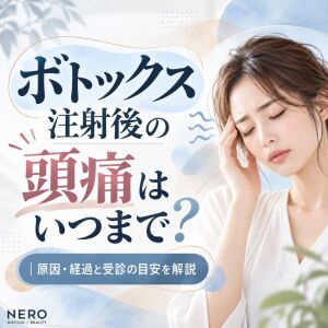 ボトックス注射後の頭痛っていつまで？原因・経過と受診の目安を解説
