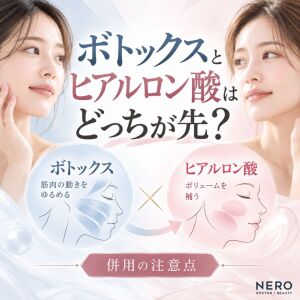 ボトックス注射とヒアルロン酸注射はどっちが先？併用の注意点