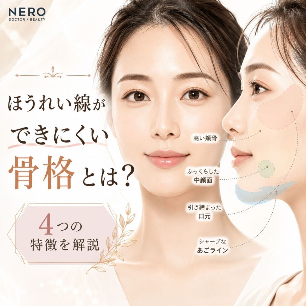 ほうれい線ができにくい骨格とは？4つの特徴を解説