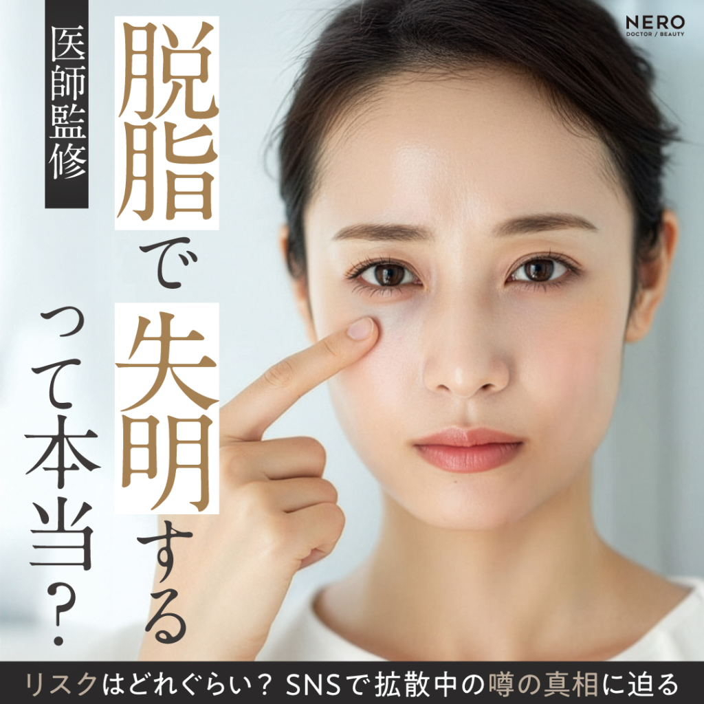 「脱脂で失明する」って本当？リスクはどれぐらい？SNSで拡散中の噂の真相に迫る