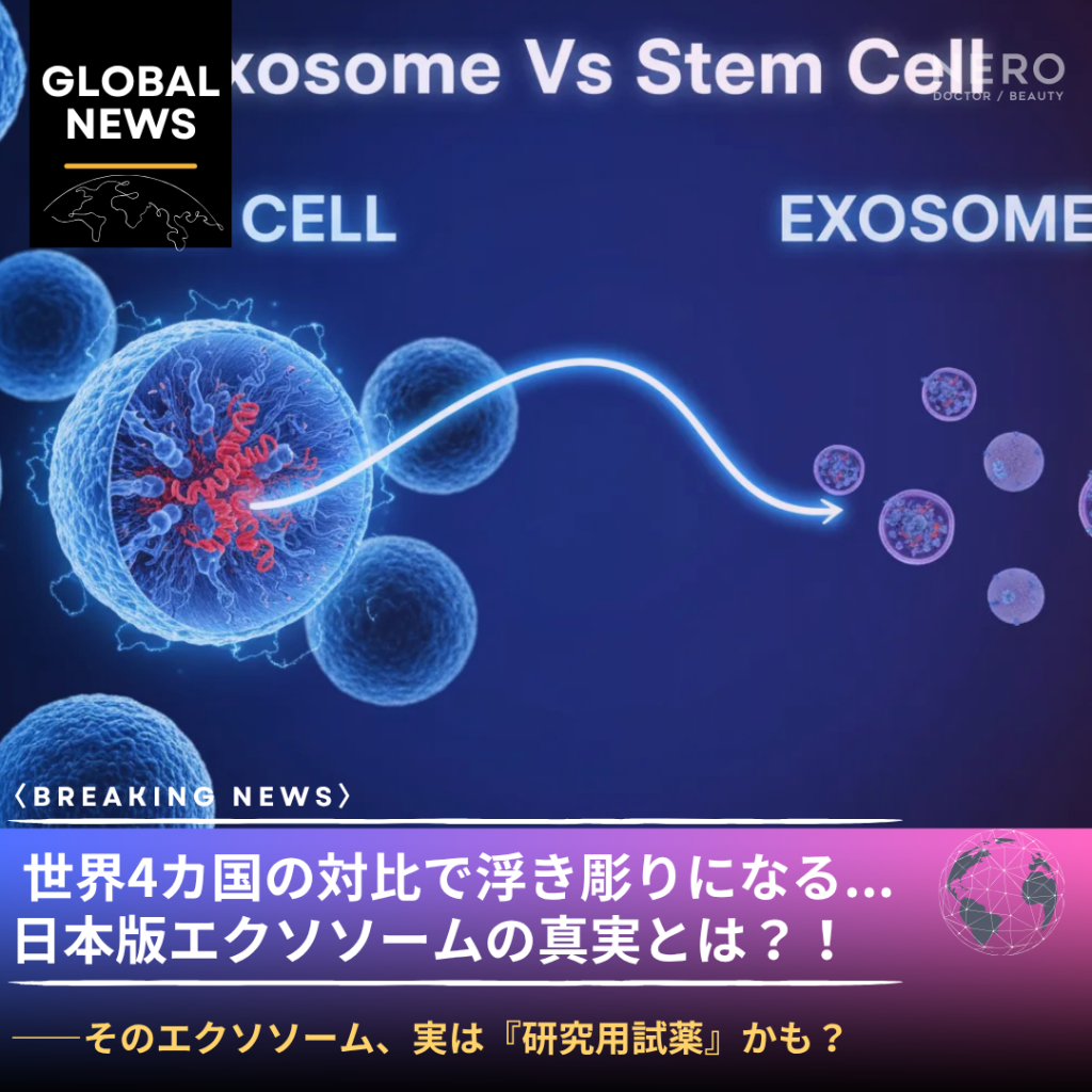 エクソソームは今、「試薬」として売られている——承認ゼロの日本と、世界4カ国の規制対比