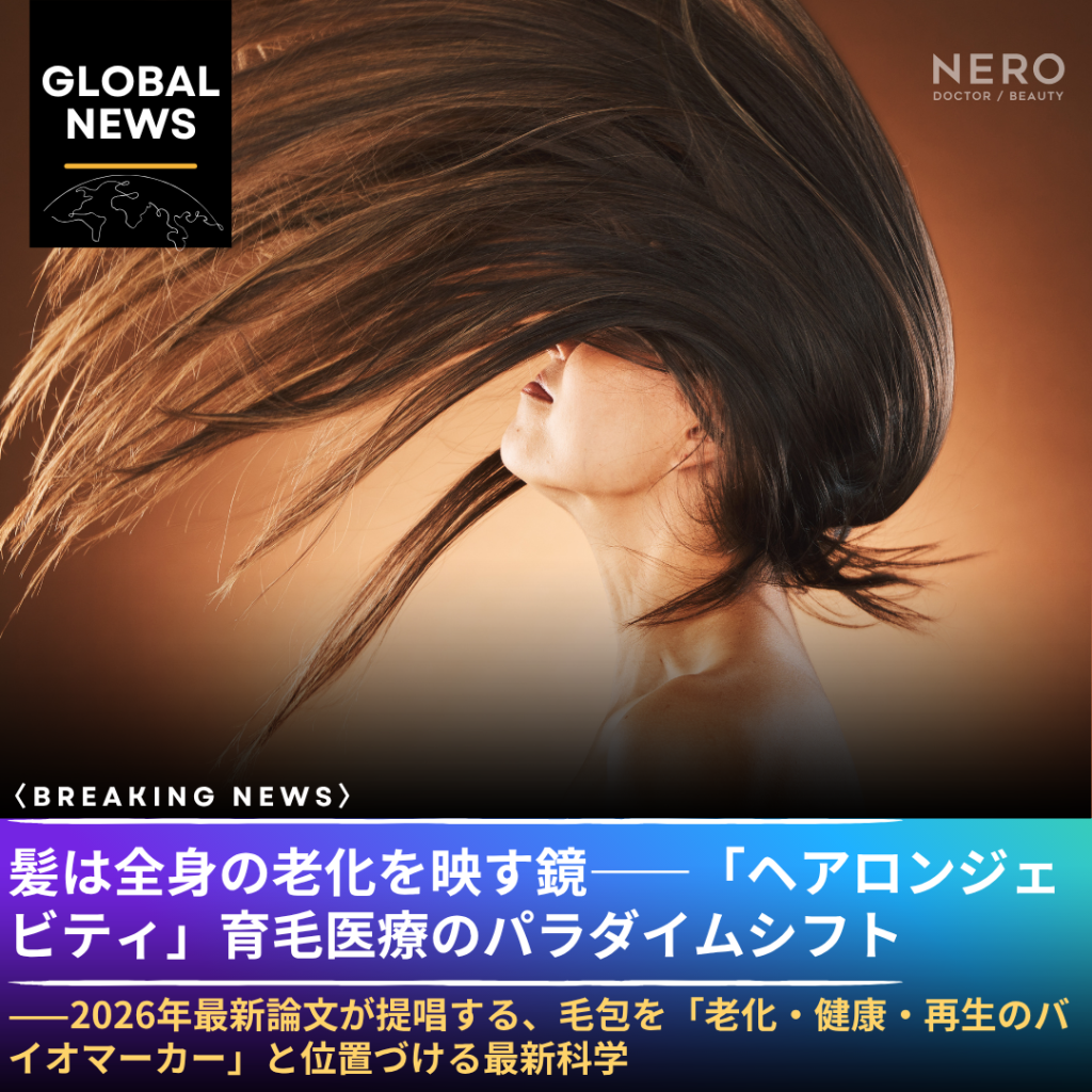 「最近、白髪と抜け毛が増えた」——それは老化のバイオマーカーかもしれない、という最新研究の話