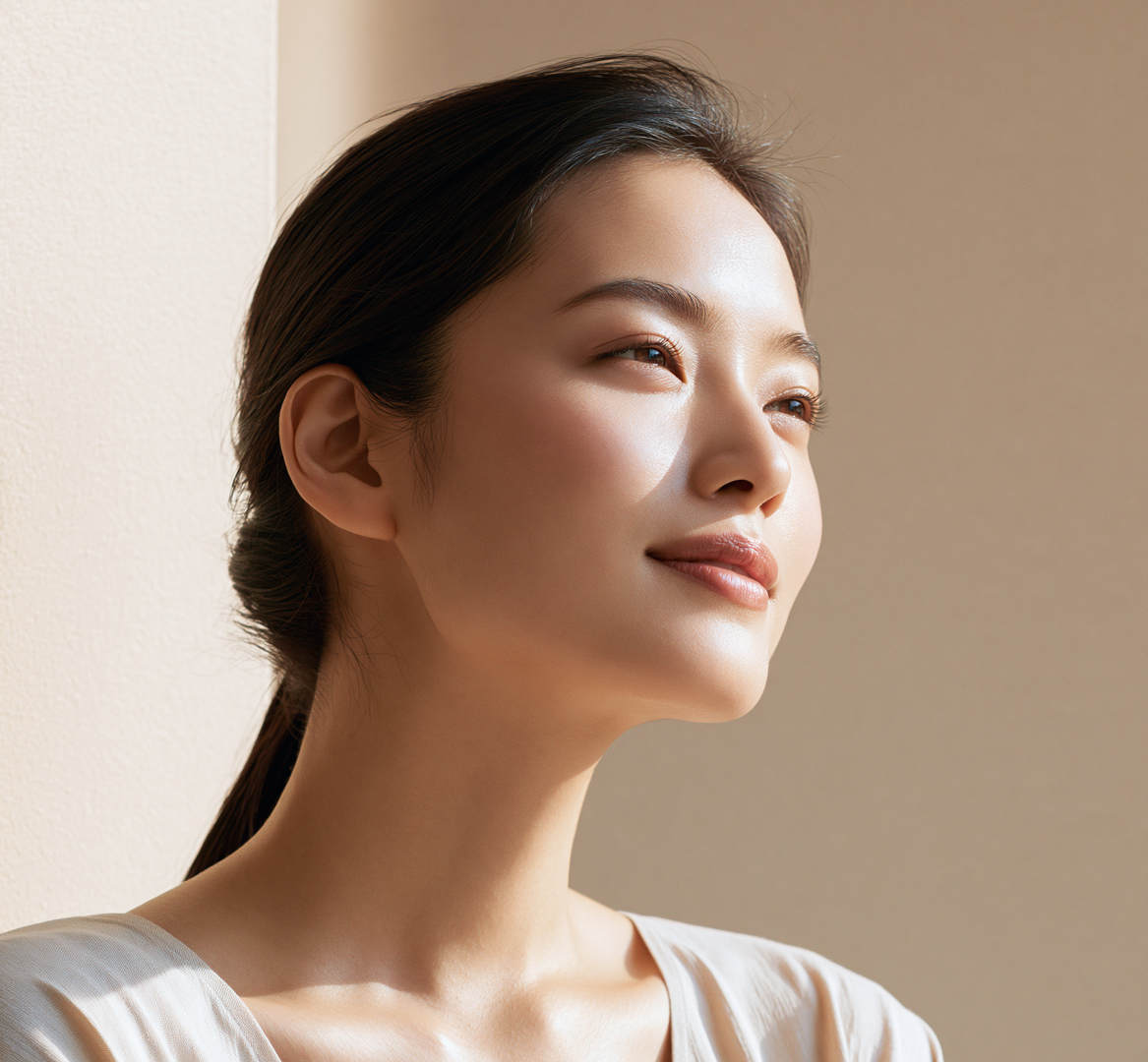 艶やかな肌の女性