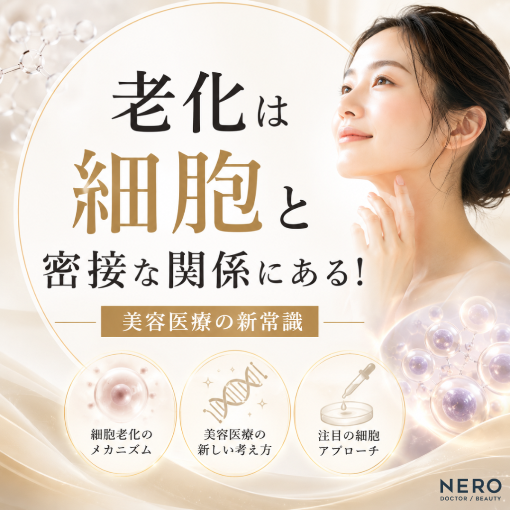 老化とは？細胞から読み解く美容医療の新常識と対策