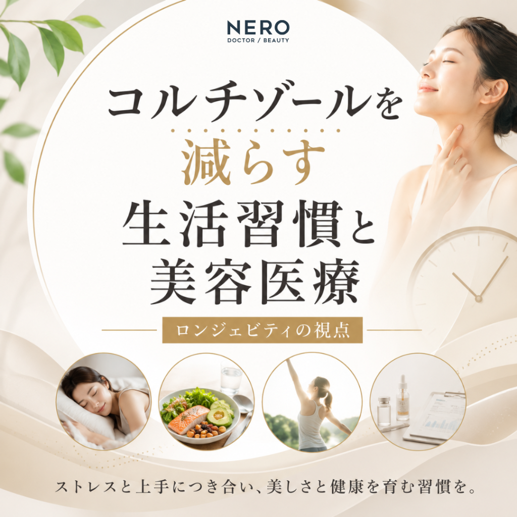 コルチゾールを減らす生活習慣と美容医療での対策とは