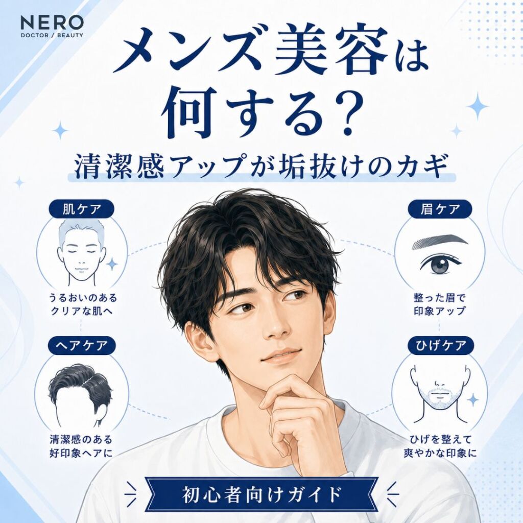 メンズ美容は何する？清潔感を高めるファーストステップガイド