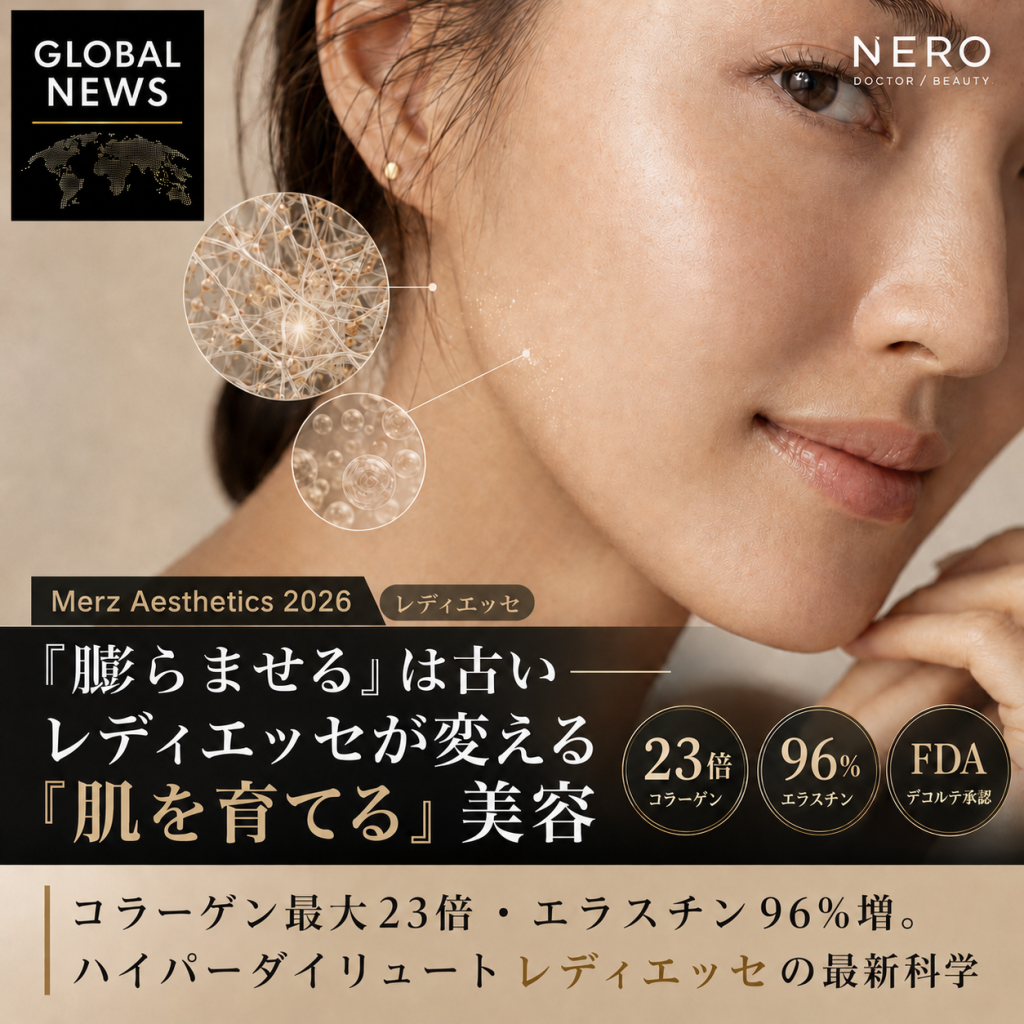 「ヒアルロン酸で膨らませる」は古い──ハイパーダイリュート・レディエッセ（Hyperdilute Radiesse）が塗り替える「肌を育てる」美容の最前線