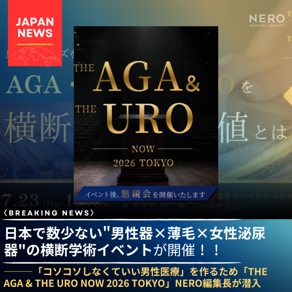 「コソコソしなくていい男性器医療」を作るために──NERO編集長が潜入した、日本で数少ない"男性器×薄毛×女性泌尿器"の横断学術イベント