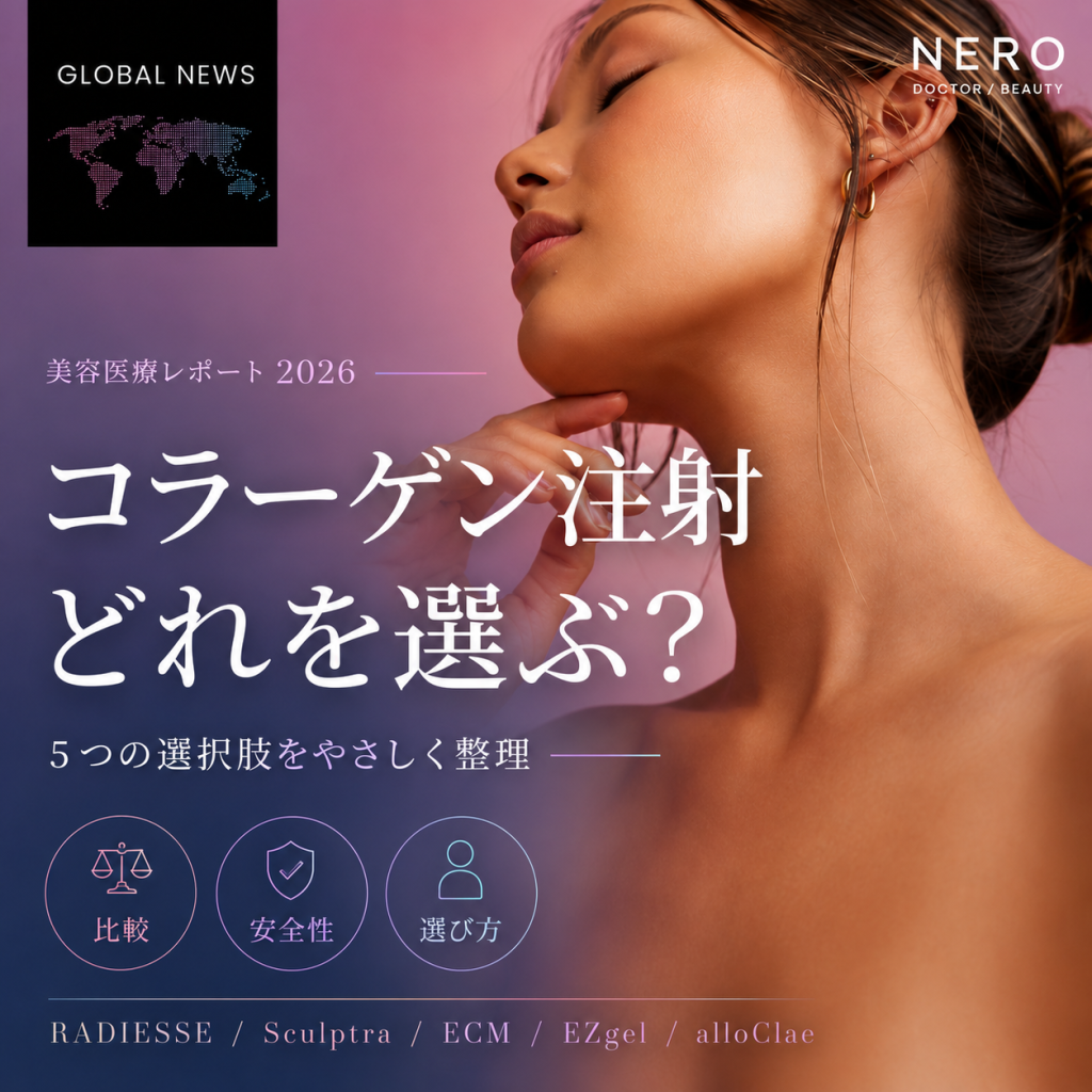 「コラーゲンを増やす注射」が5種類もある時代──何が違って、どれが自分に合うのか