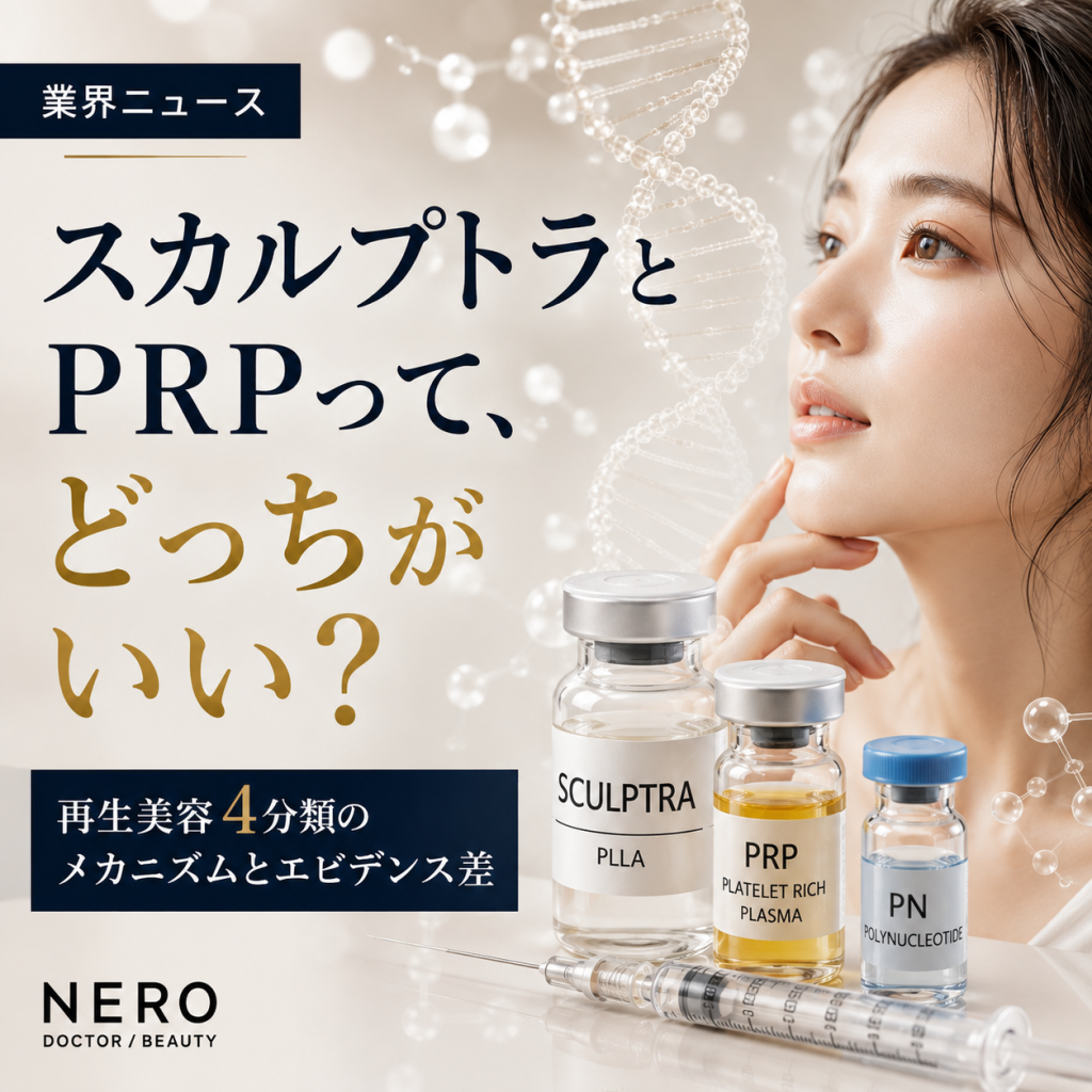 「再生美容」という言葉に騙されないために──PRP・エクソソーム・バイオスティミュレーター、エビデンスで整理する