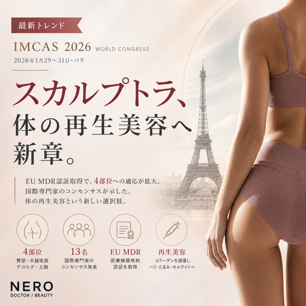スカルプトラが「顔」から「体」へ──EU承認・4部位拡大が示す再生美容の最前線