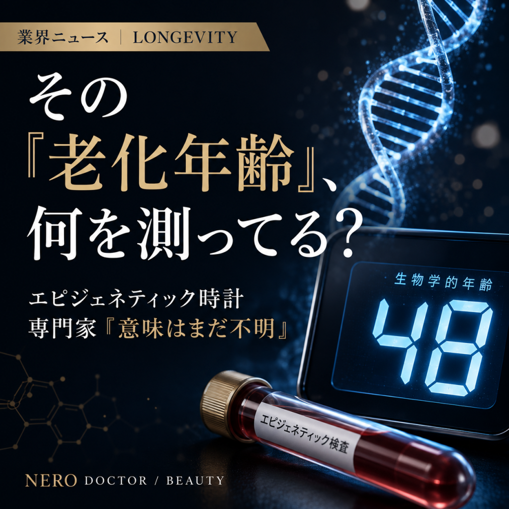 その「老化年齢」、何を測ってる？──生物学的年齢の真実！！話題のエピジェネティック時計。専門家は「捉えている信号の意義はまだ不明」と語る