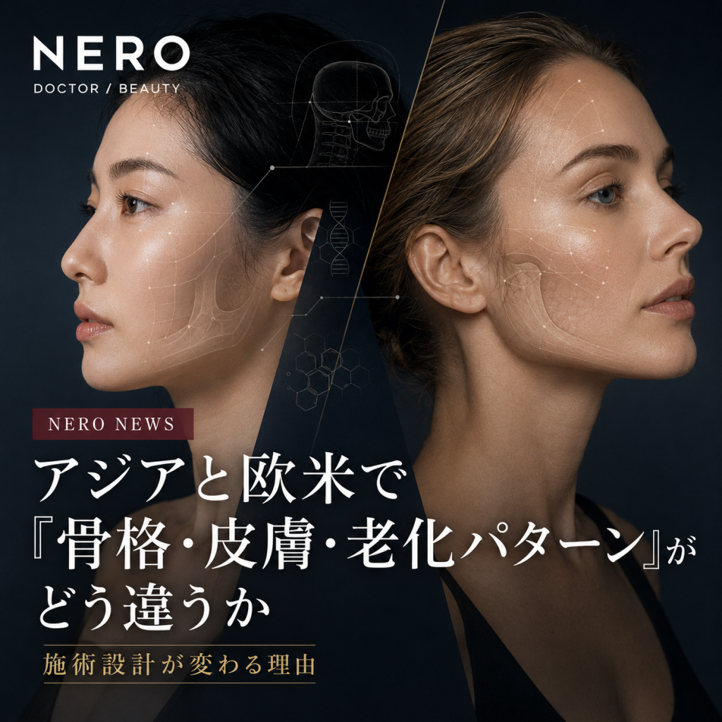 欧米の流行顔をそのまま日本人に持ち込めない医学的理由とは──顔貌・皮膚・老化の違いで施術は変わる