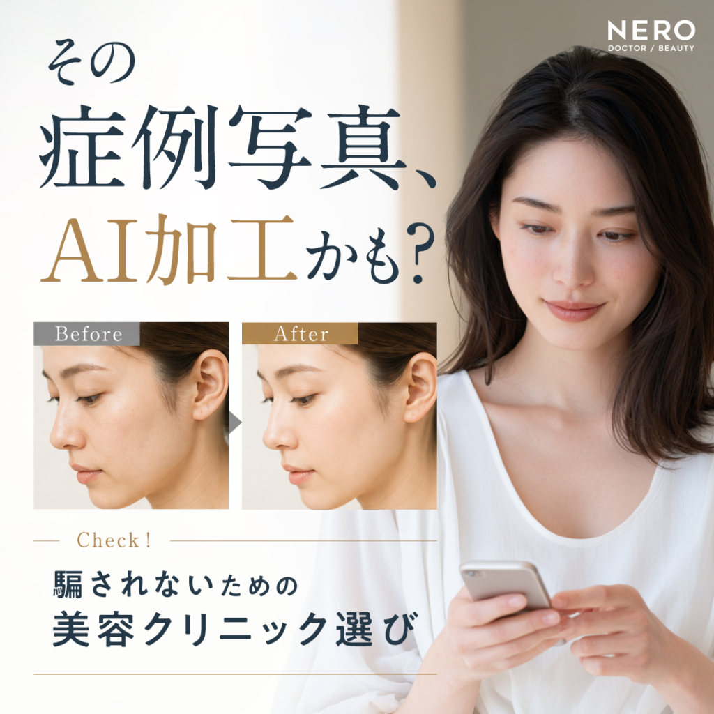美容クリニックの選び方｜その症例写真、AI加工かも？騙されないための「情報の見極め方」と美容医療の光と影