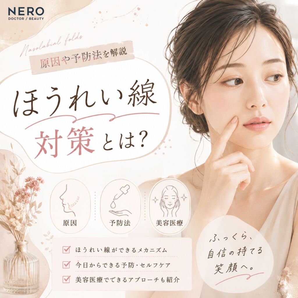 ほうれい線対策とは？原因・予防法・美容医療を解説