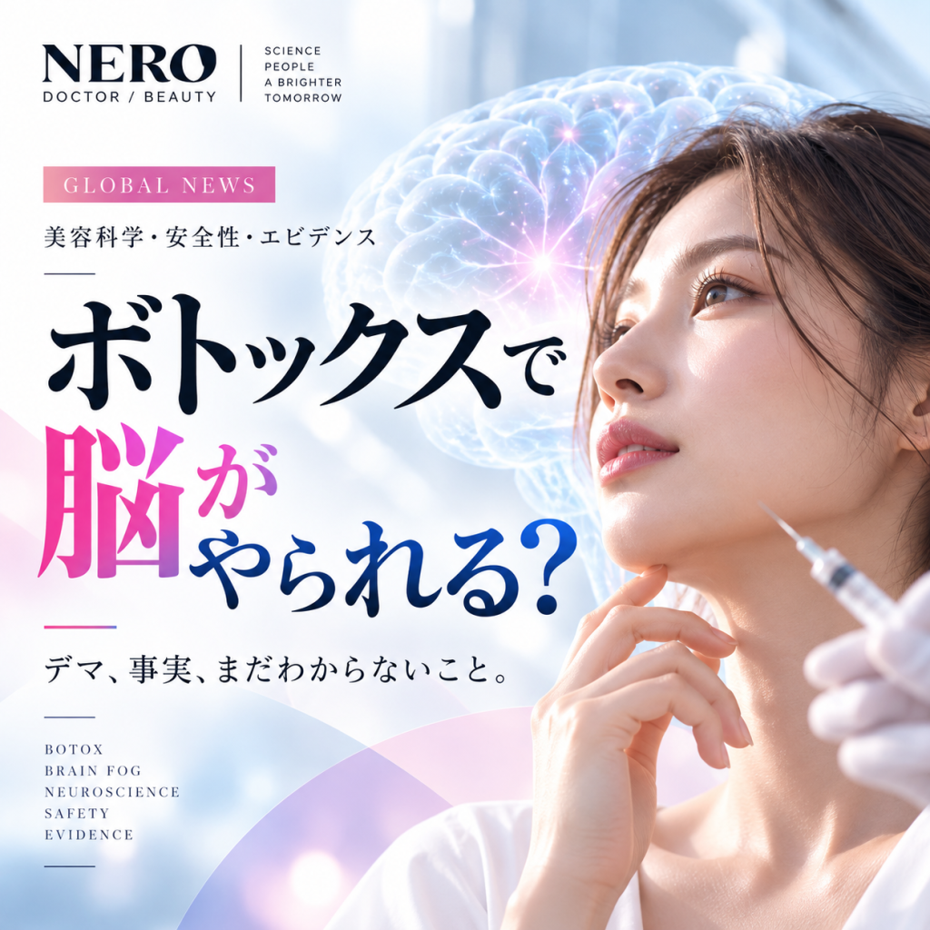 ボトックスは脳に届くのか──SNSで広まる「brain fog・認知低下」説を科学で読む