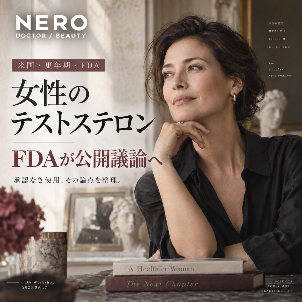 「適応外使用が増加している」をFDAが認めた──更年期女性のテストステロン治療に何が起きているのか