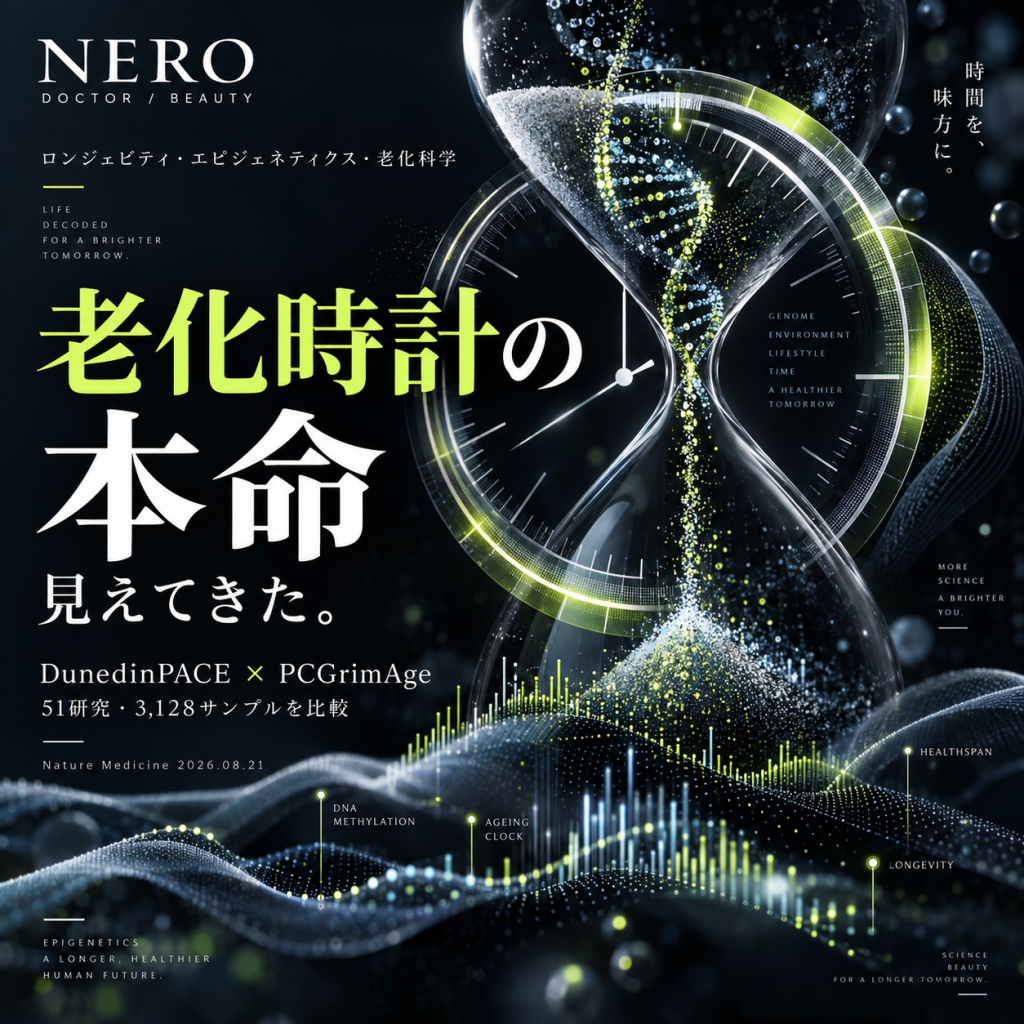 老化を測る指標はどれを使うべきか―2026Nature Medicine