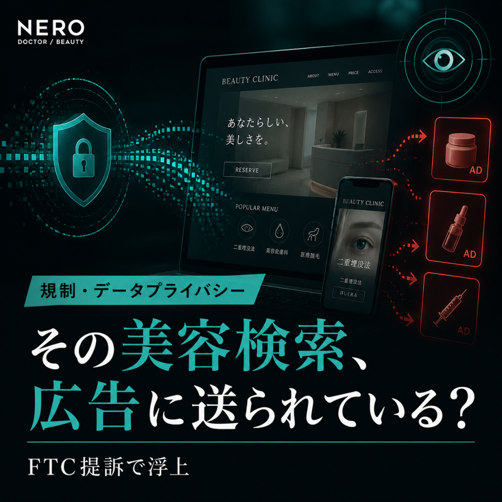 「シミのクリニックを調べただけなのに、なぜ広告が追ってくるのか」──美容医療サイトと個人データの知られていない関係とは