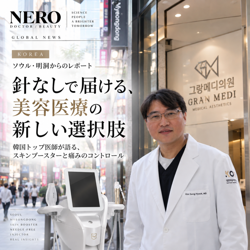 【韓国取材】ニードルフリーは痛みをどう変えるか──明洞の院長が語る「SYNERJET PRO」と継続できる治療