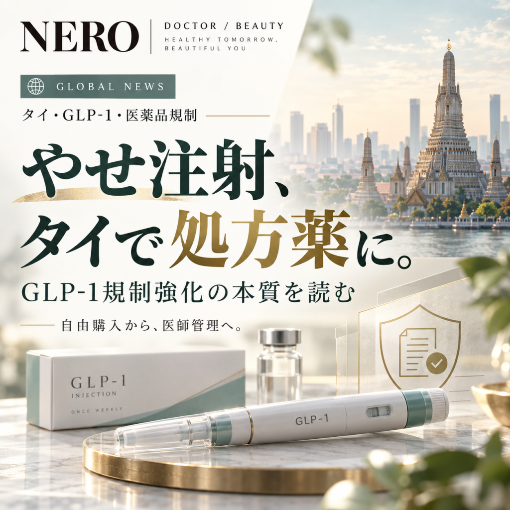 タイが「やせ注射」を処方箋薬に指定──9月15日施行・流通管理とトレーサビリティの話に移った